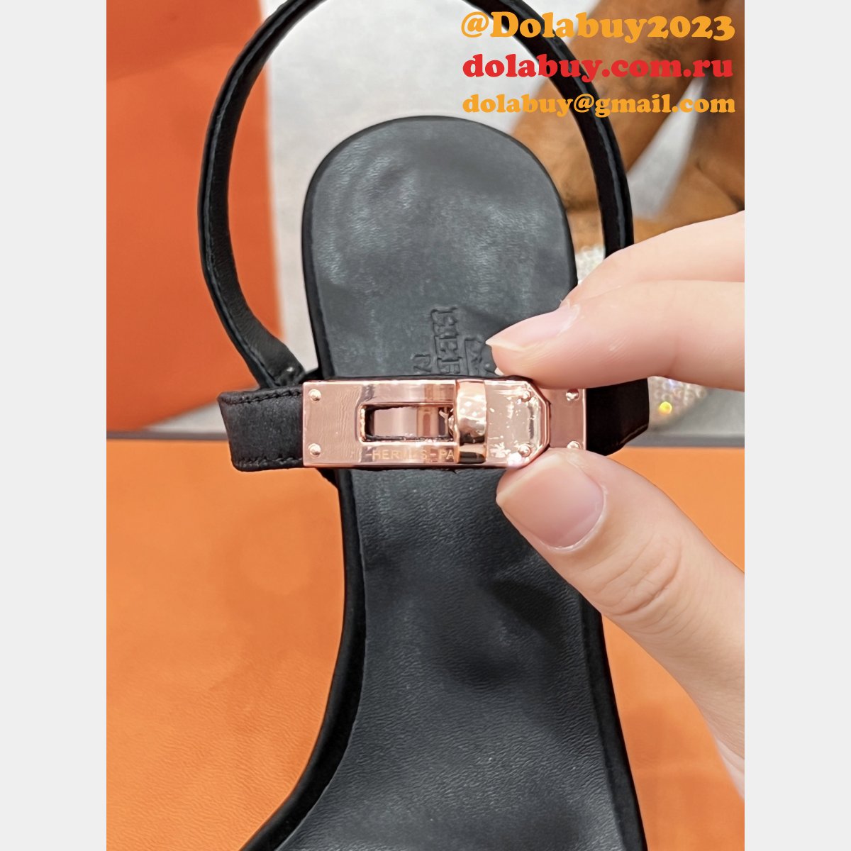 Perfect Summer Hermes Oran Sandals Slippers Heel Replica Shoes