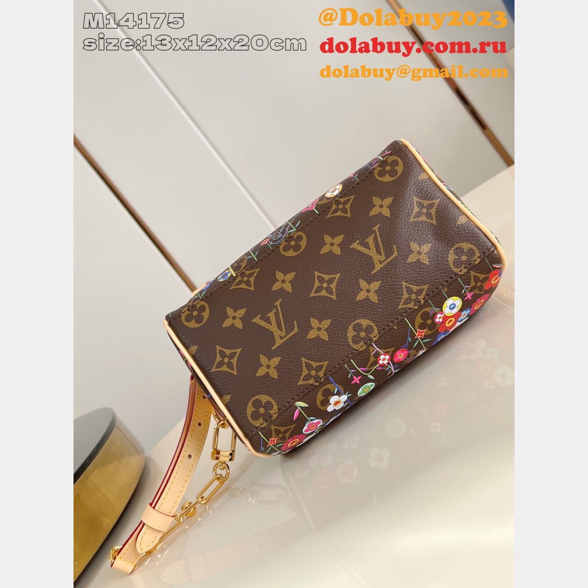 Louis Vuitton M14175 LV x TM Speedy Bandoulière 20 Monogram Lcons Bag