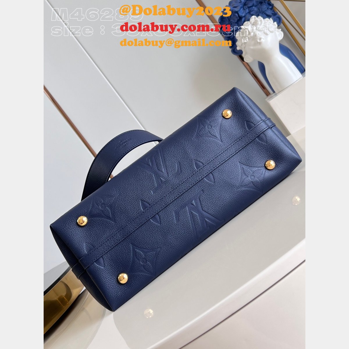 Best Top Quality M46669 Navy CarryAll Designer Louis Vuitton Fake Bag