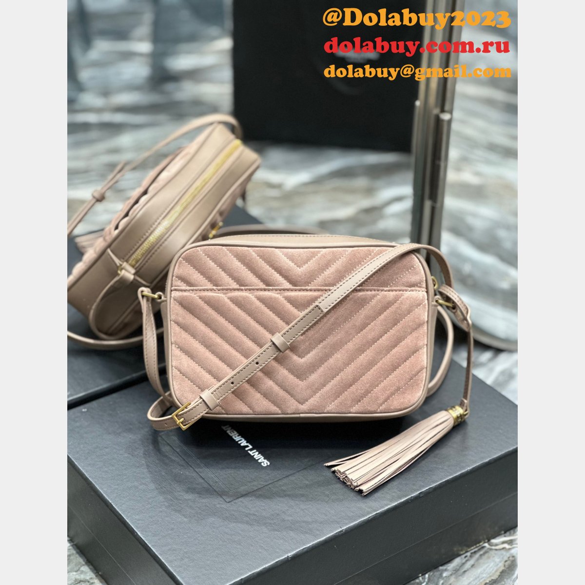 Saint Laurent 520534 Perfect Lou Camera Shoulder Cheap Bag