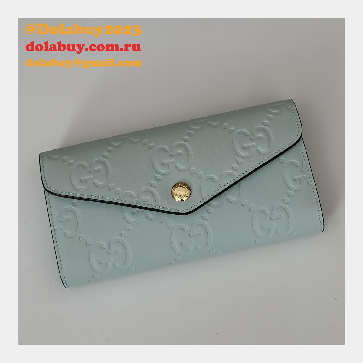 Perfect Best Gucci Replica 1:1 Mirror 772791 GG Continental Wallet