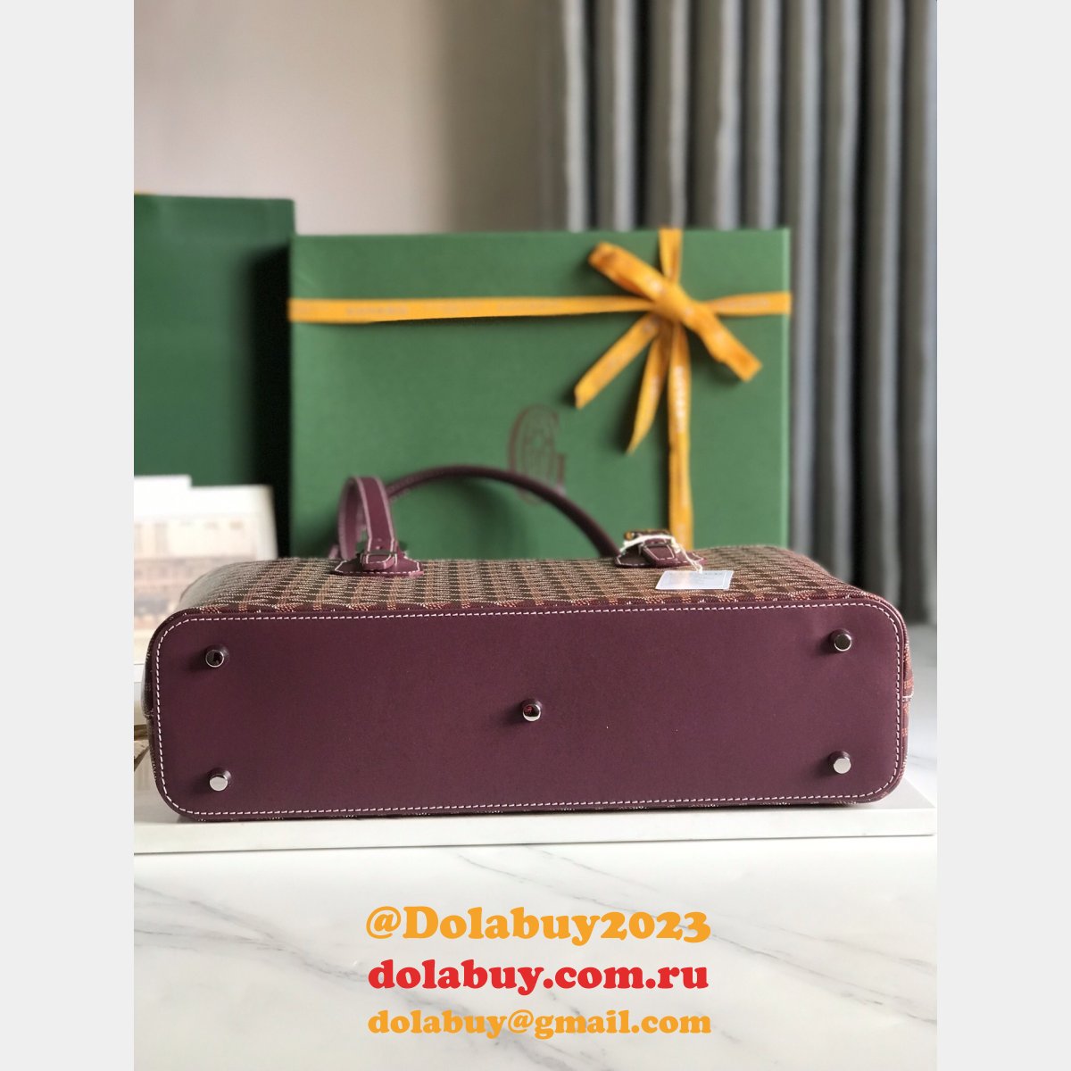 Top Quality 1:1 Mirror Goyardine Marquises Tote 020175