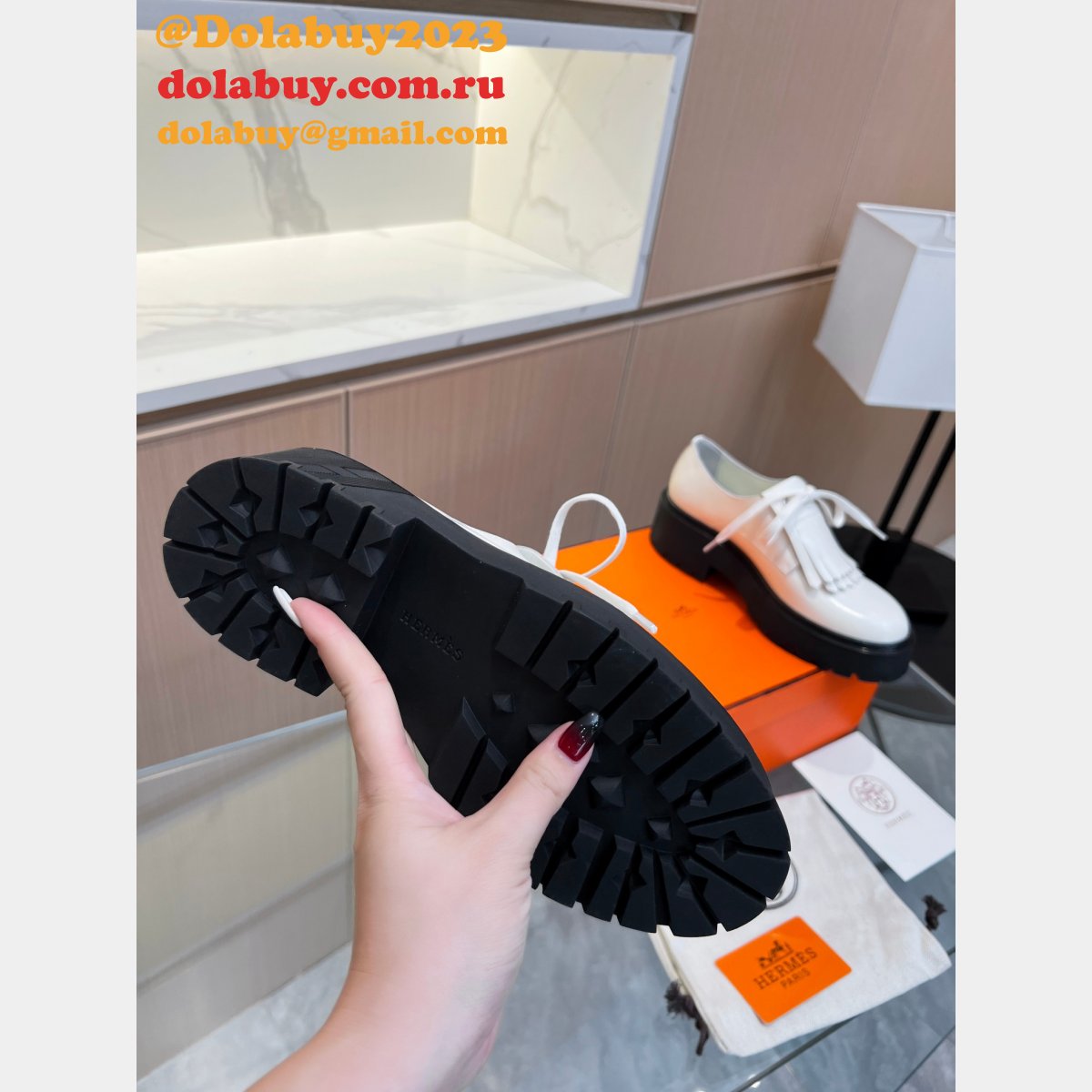 7 Star HERMES Designer High Quality LOAF shoes