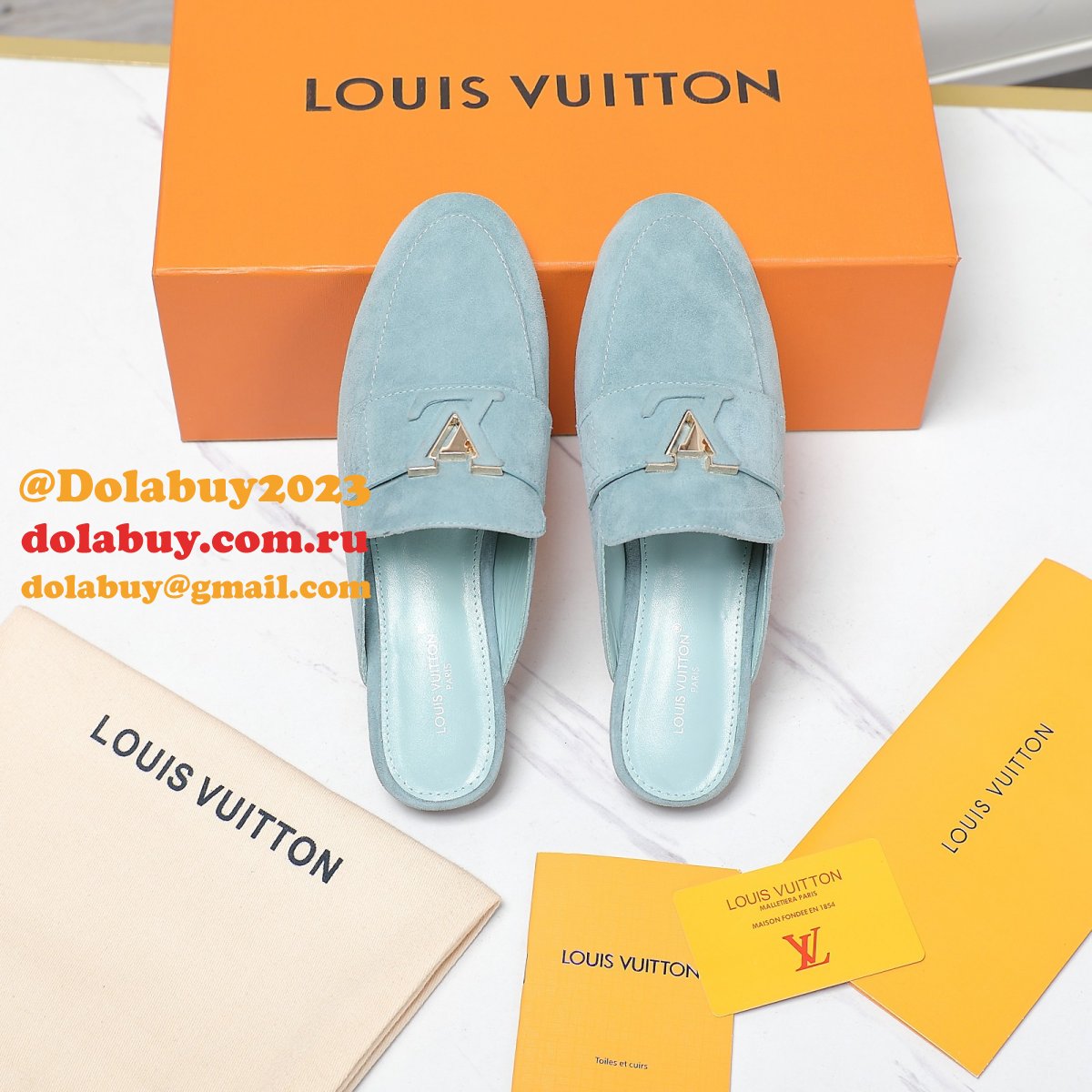 Top Quality LV loafer slippers Best Wholesale shoes