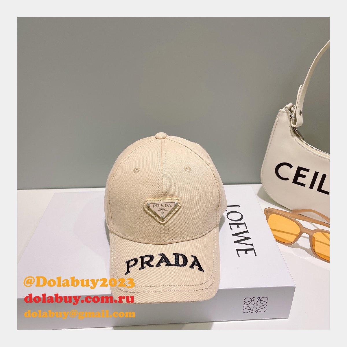 Tyga 7 Star Wearing a Prada Replica Bucket Hat