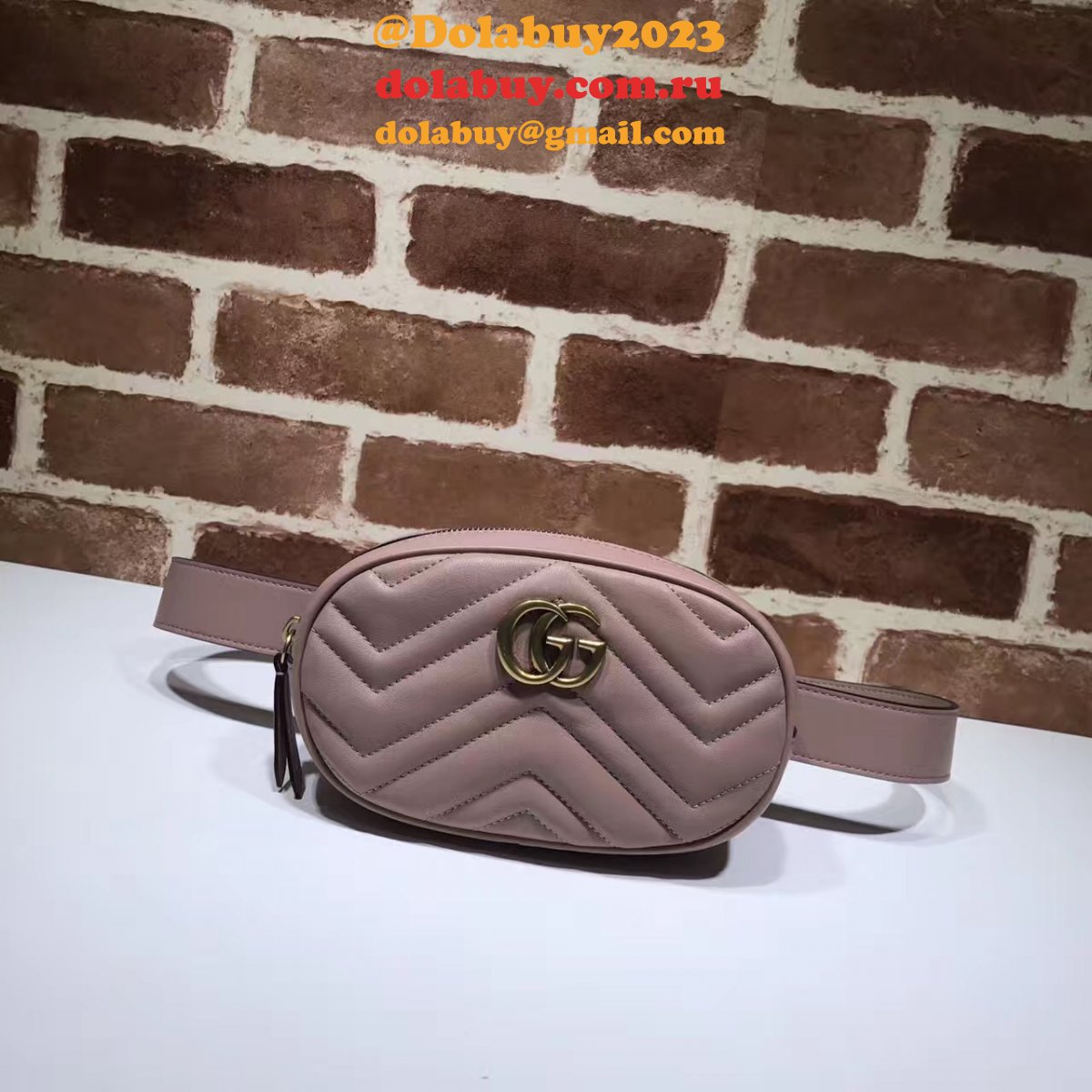 best 476434 G*u*i gg marmont matelassé leather belt bag