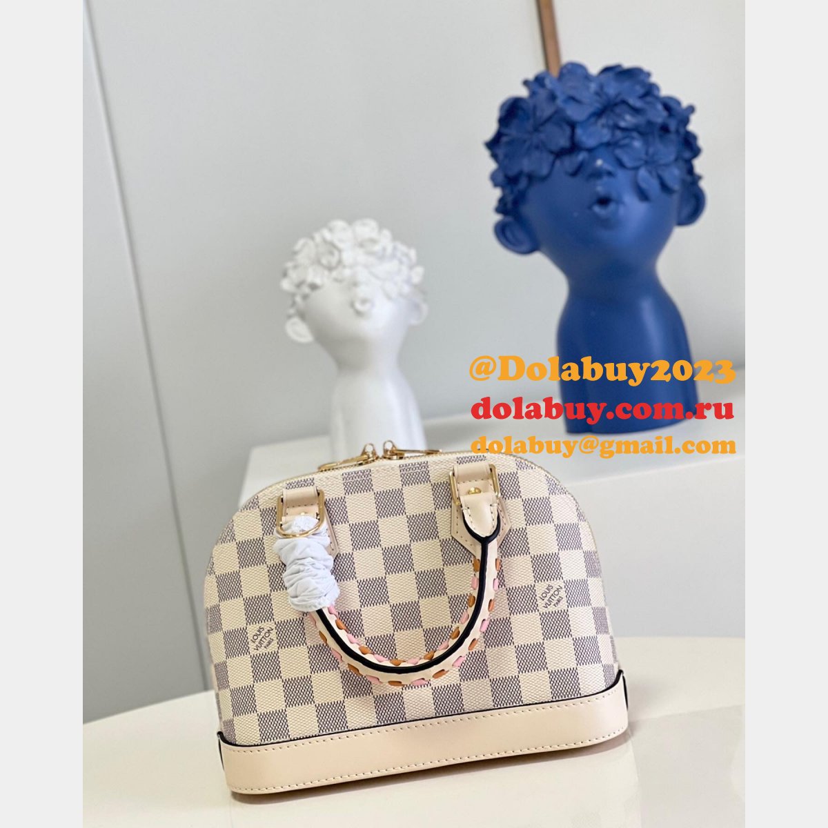 Alma BB Designer Mini Top Handle Bag Purse N41221 Louis Vuitton Replica