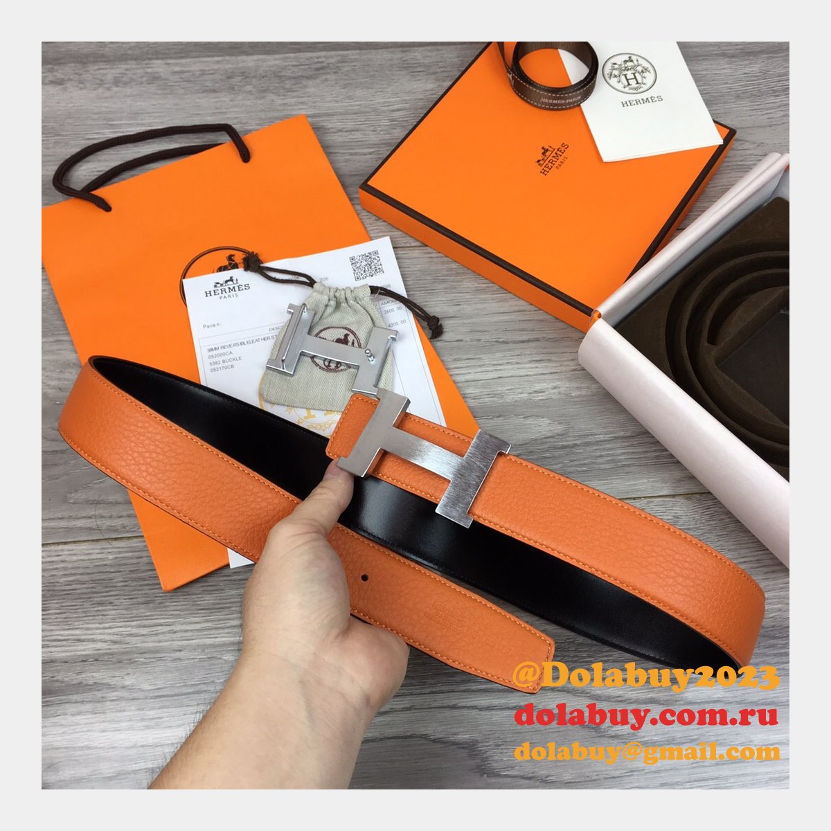 Hermes Outlet 1:1 Replica Belts 38mm 7 Star