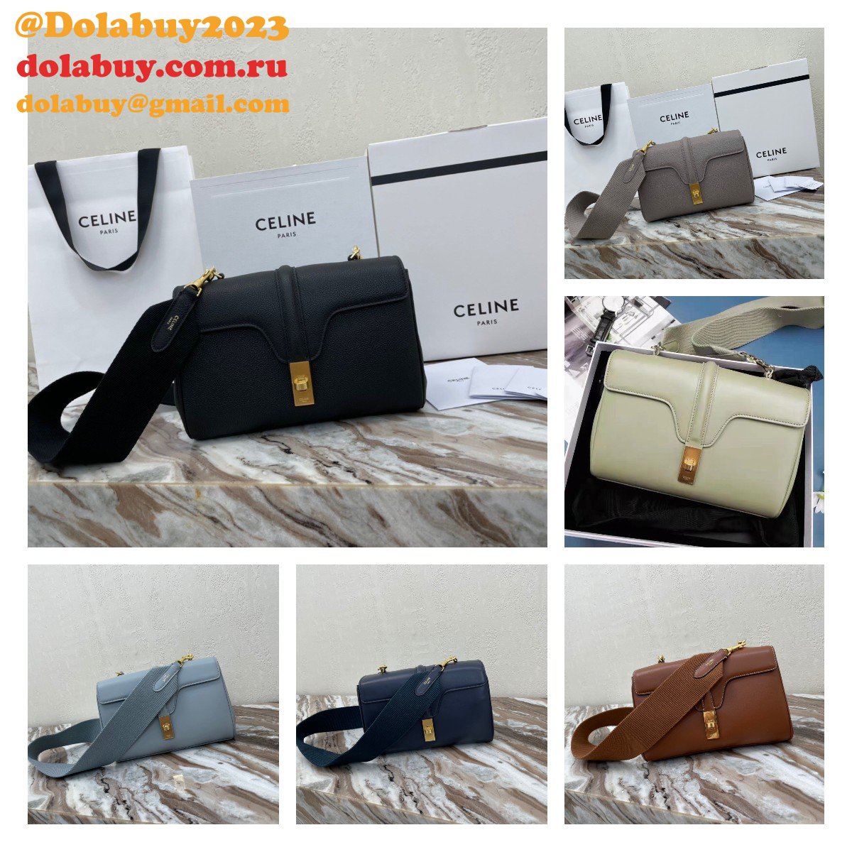 Best Quality Replica Celine 1:1 TEEN SOFT16 Outlet Handbags bags