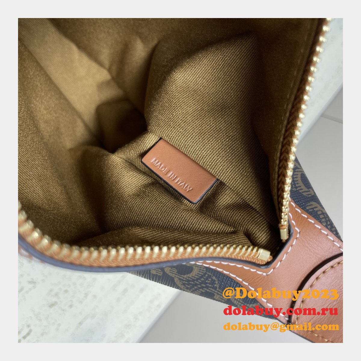 Designer Celine Fake 117253 Heloise Cuir Triomphe Bag