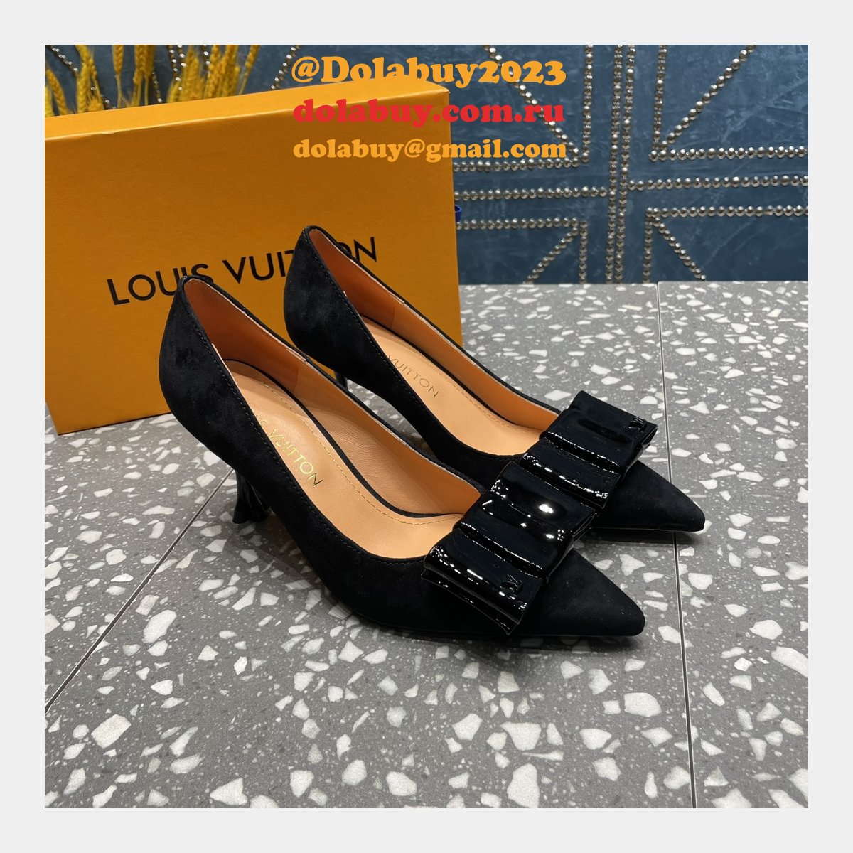 Fake LOUIS VUITTON Blossom Pump Fashion shoes