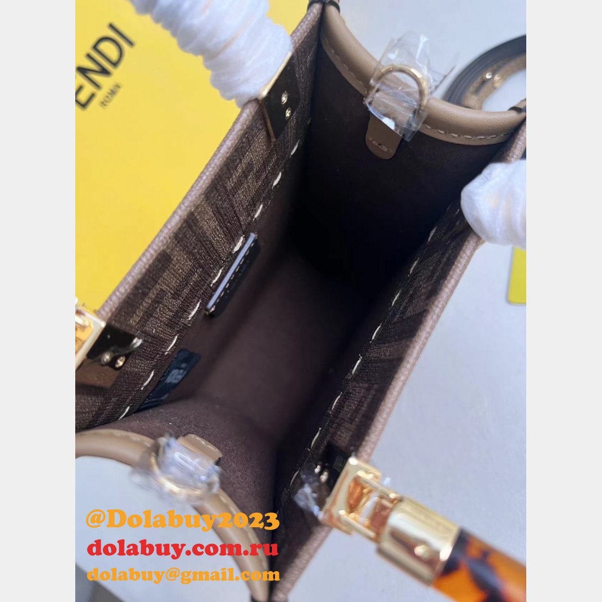 7 star F**di roma sunshine mini handbag