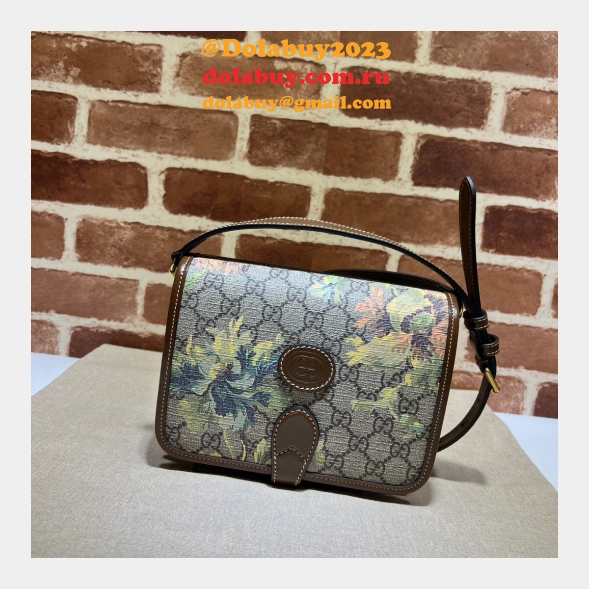 The Highest Quality Fake Gucci 671620 shoulder bag with Interlocking G
