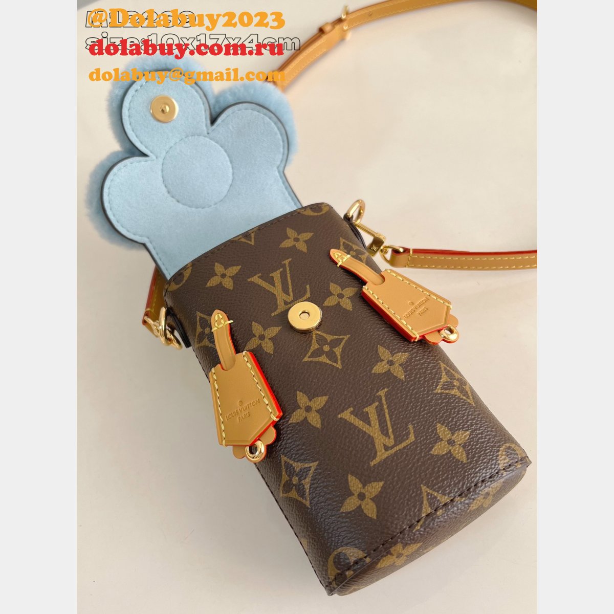 Louis Vuitton Knockoff 1:1 Mirror M12269 Vivienne Phone Pouch Bag