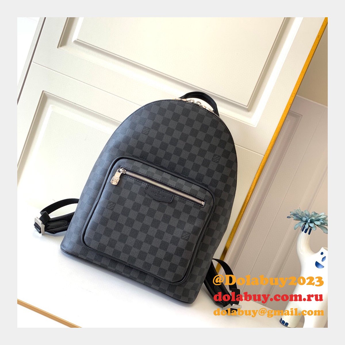 Louis Vuitton Replicas Josh Damier Graphite Canvas N40365 Grey