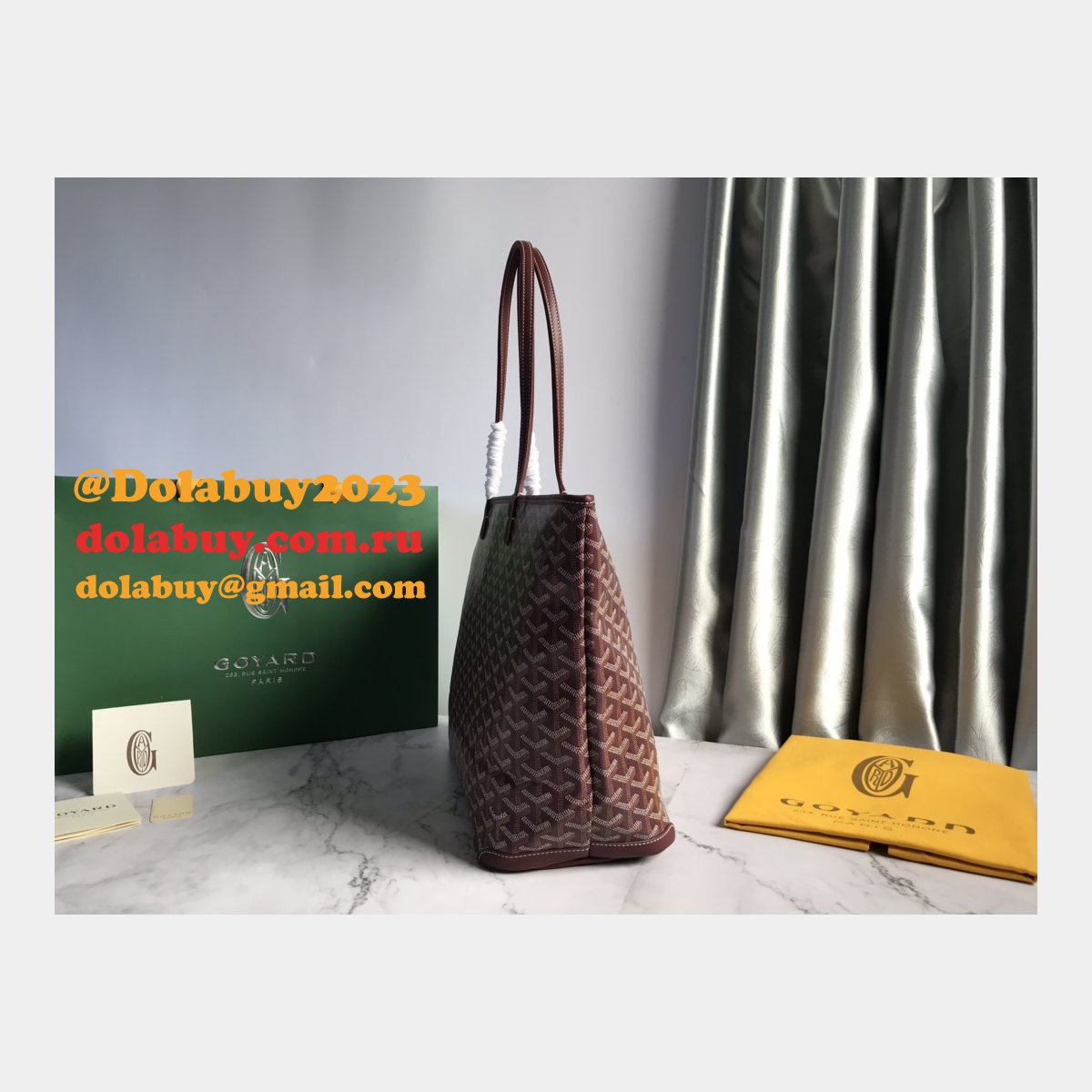 Shop For Luxury Leather Goyard Totes Knock Off Bags