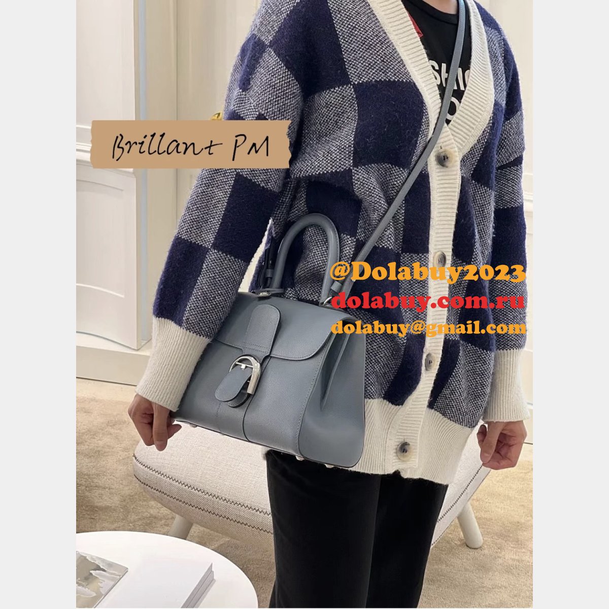 Designer Delvaux Rodéo Brillant 99125066 Calf Knockoff Handbags