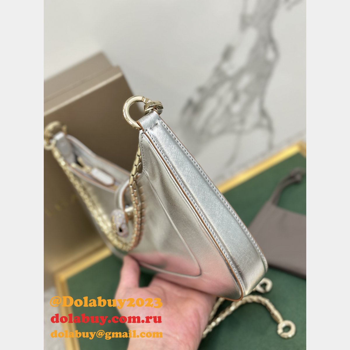 7 Star BVLGARI SERPENTI BAIA 293208 HOBO BAG