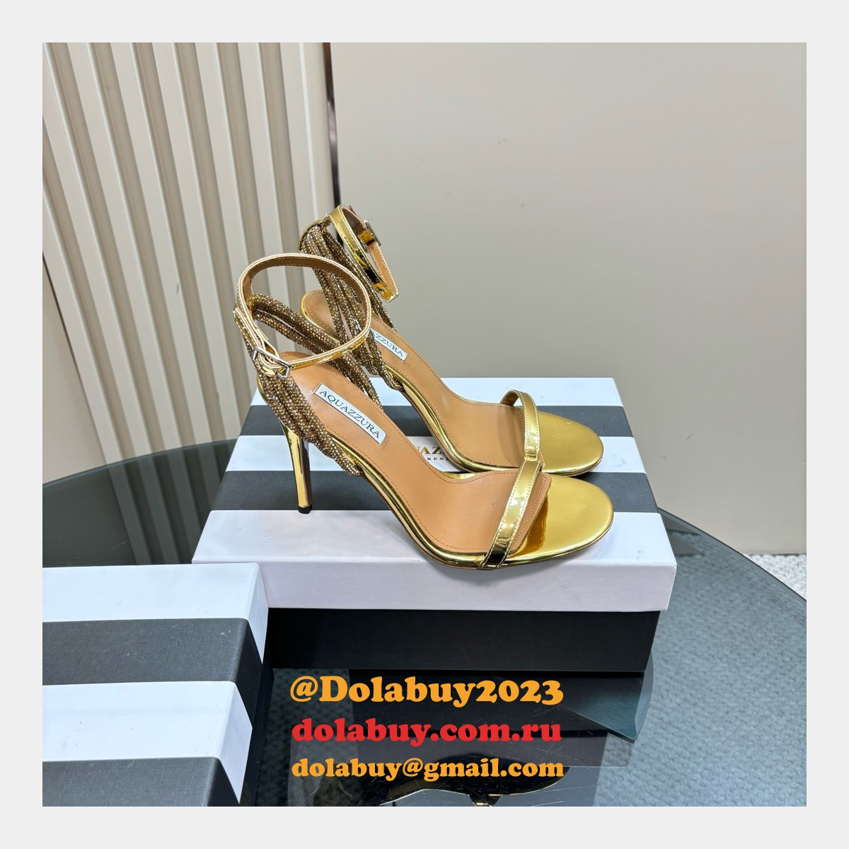 Top Quality AAA+ Aquazzura High-heeled Sandals 10CM