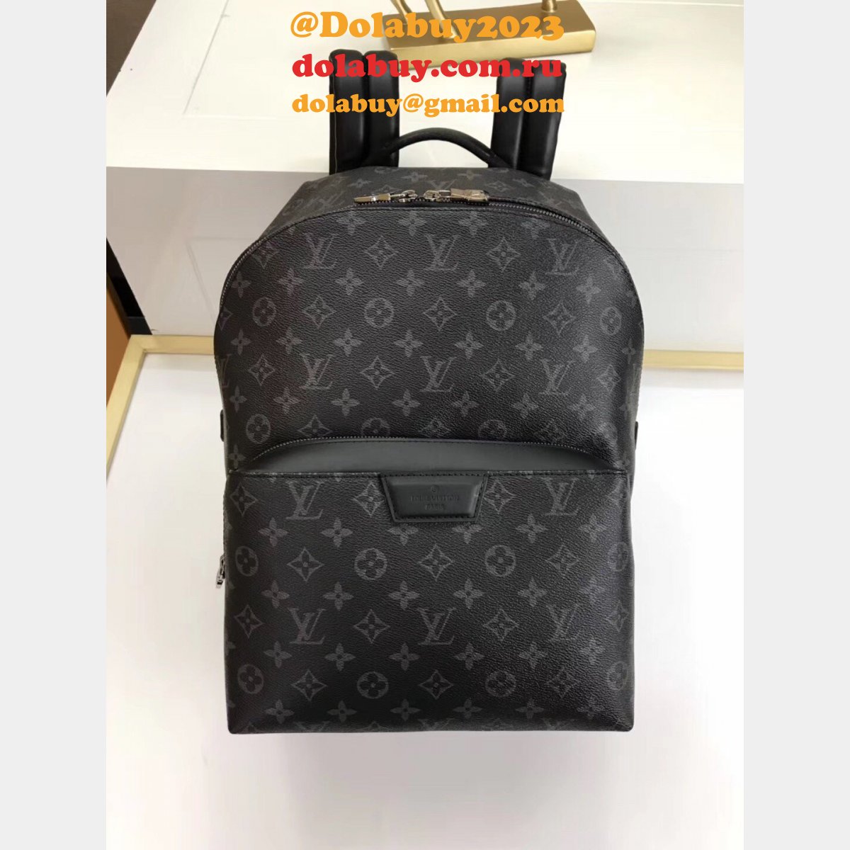 Louis Vuitton Replica M43186 Apollo Backpack Monogram Eclipse