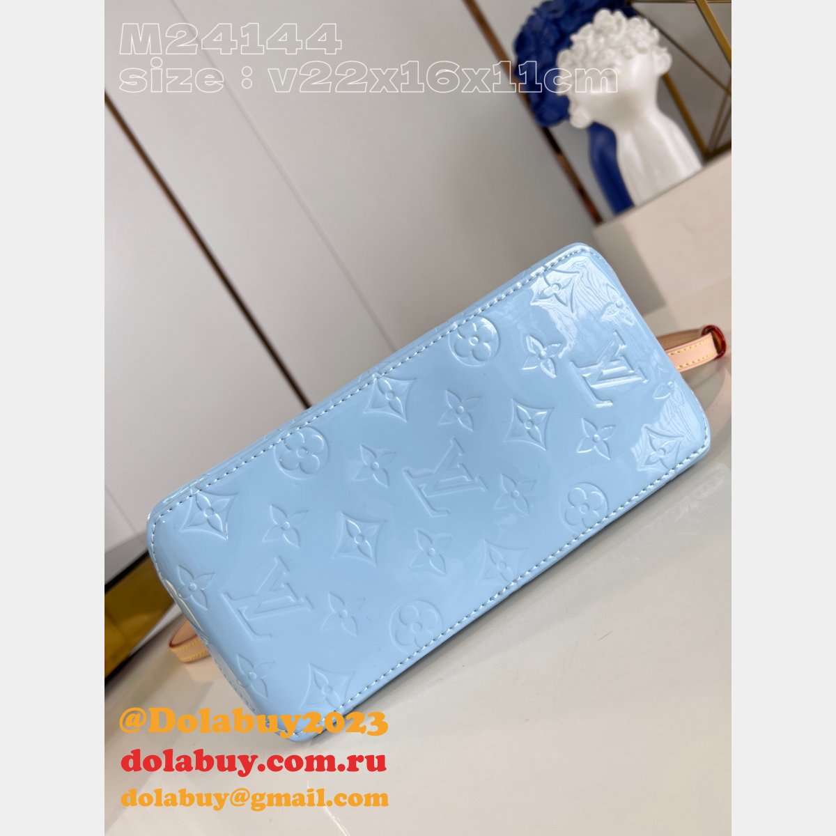 Reade New Monogram Vernis M24144/M24028 Order Replica Louis Vuitton Bag