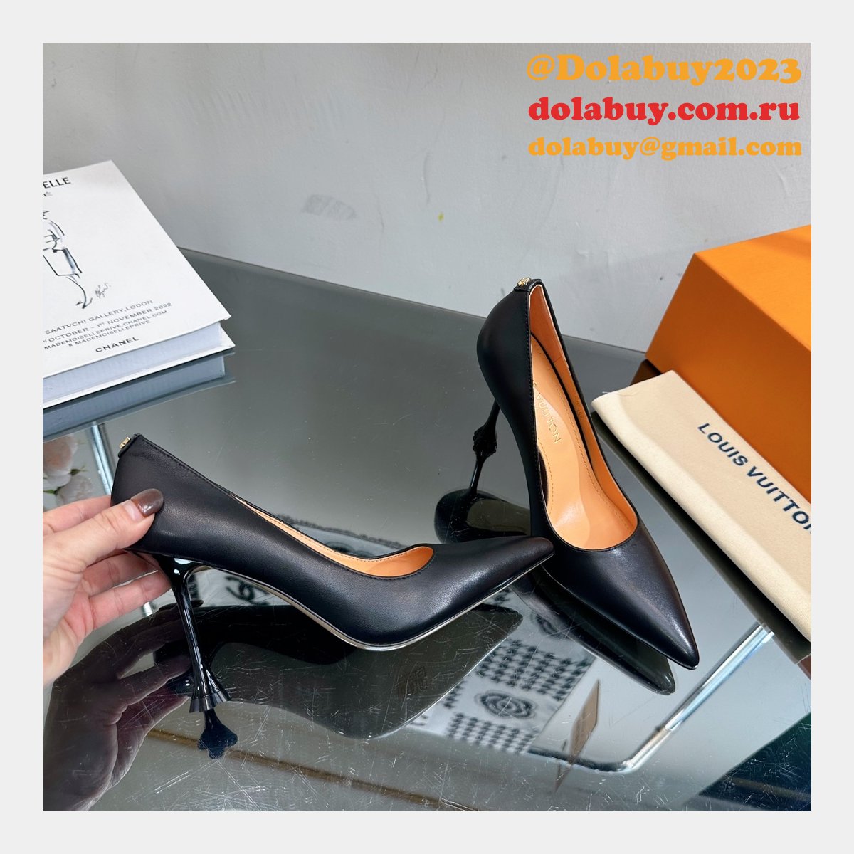 Shoes Pointed Toe High Heel Pumps Replica Louis Vuitton