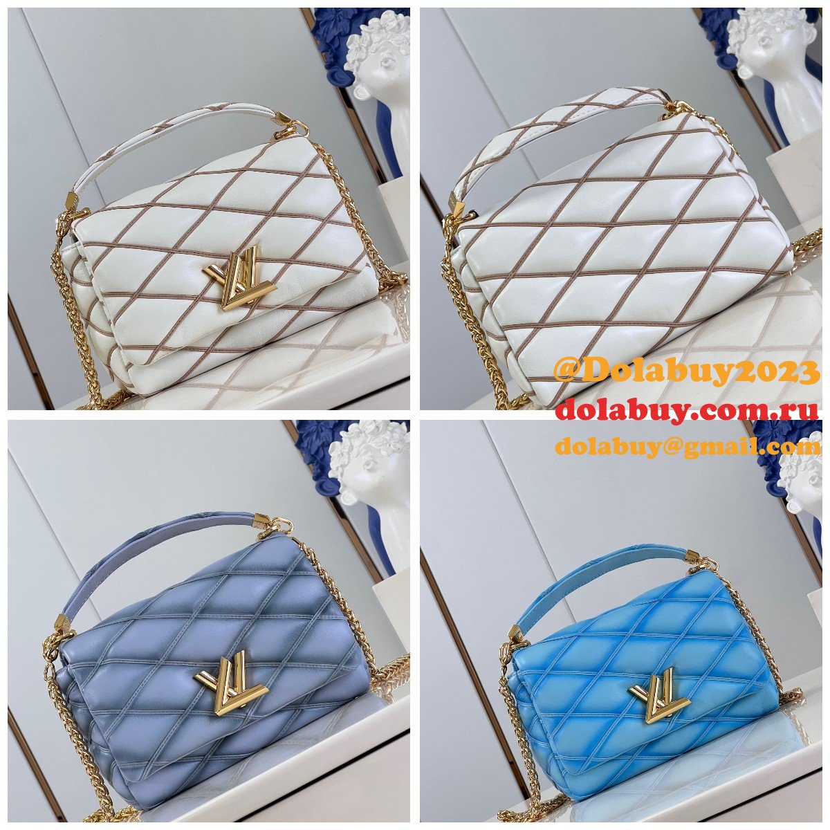 M22891 M22890 GO-14 Perfect Louis Vuitton Luxury Best Fake Bag