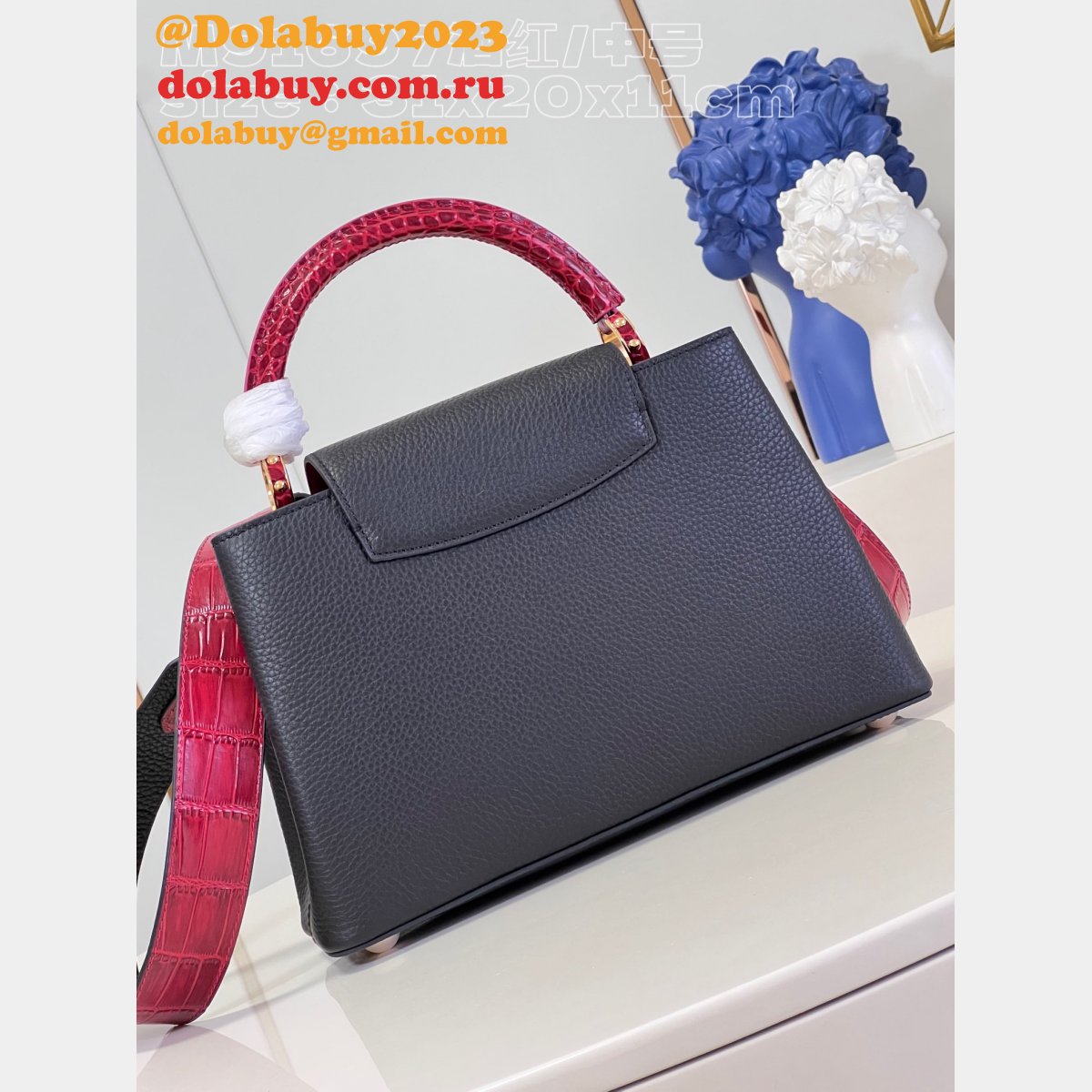 7 Star REPLICAS LOUIS VUITTON HIGH QUALITY M91697 CAPUCINES BAG