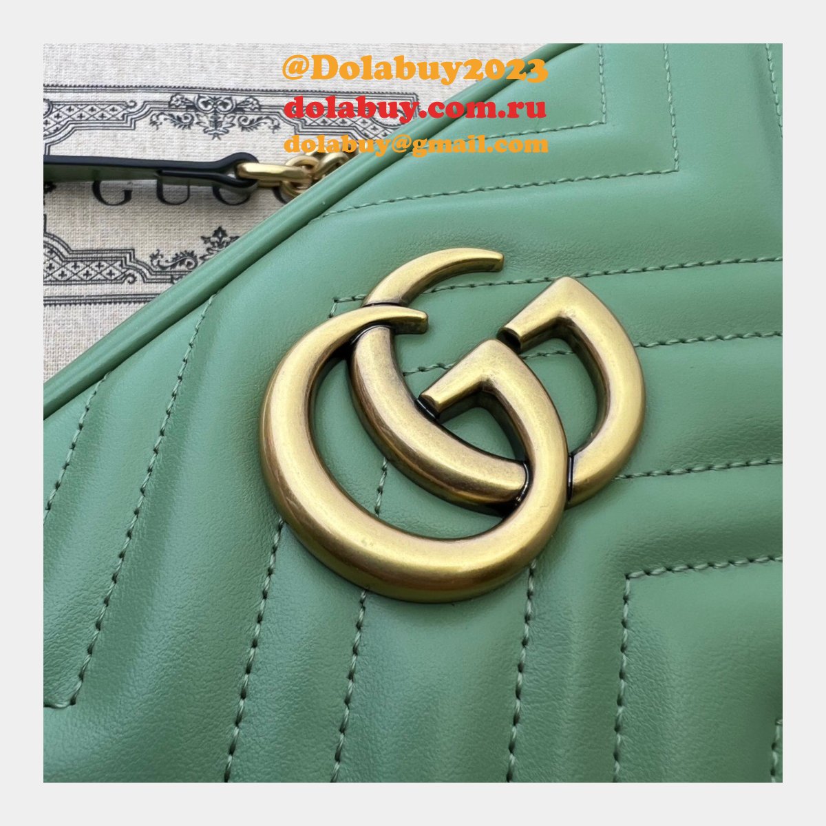 designer G*u*i leather gg marmont top 447632 matelassé shoulder bag