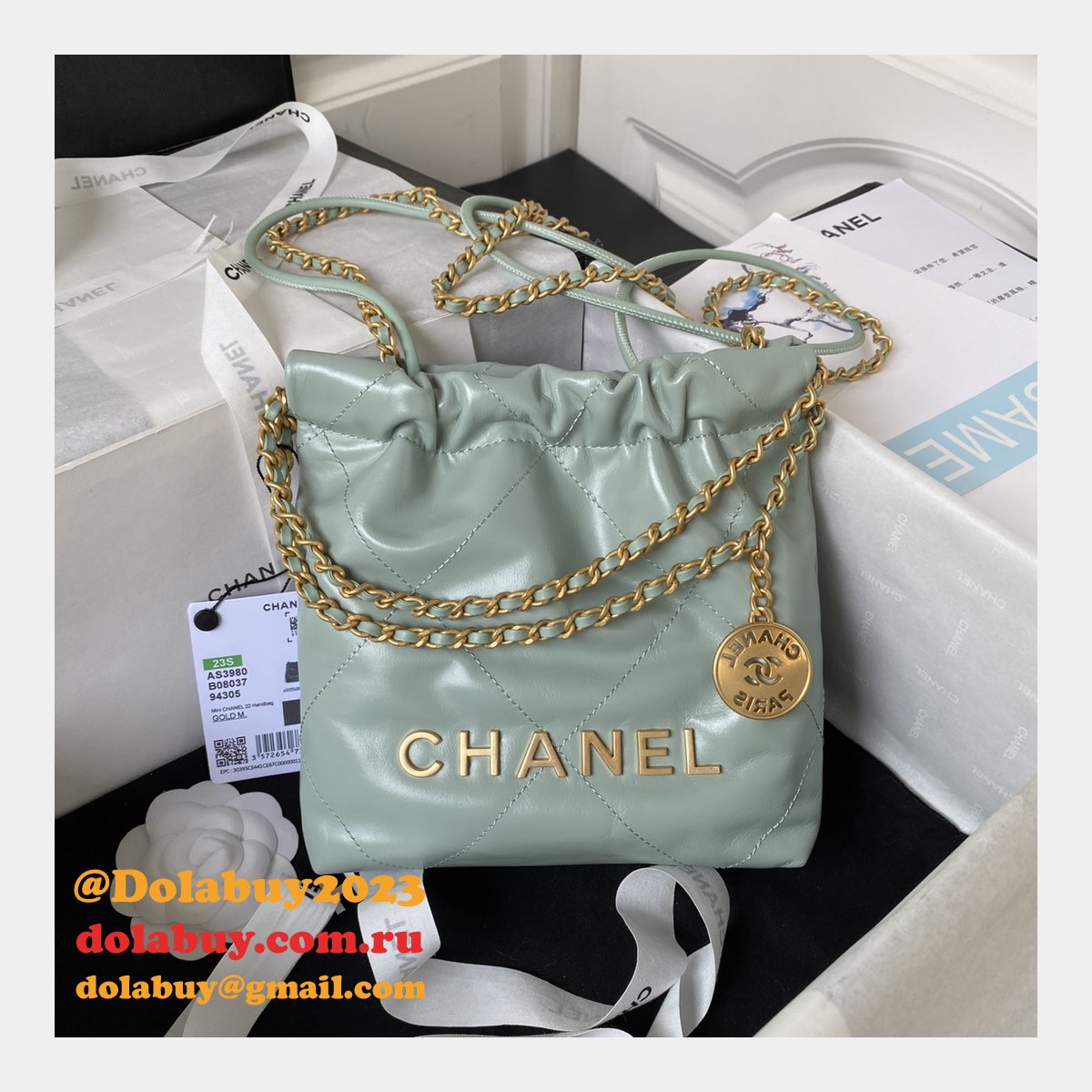 7 Star CC Wholesale AS3980 CALFSKIN CC BAG 20CM