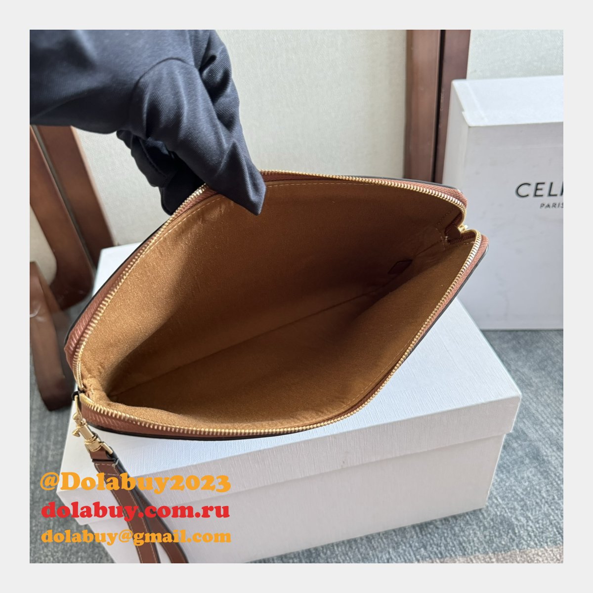 Top Quality Celine Fashion Designer 107502 Clutch