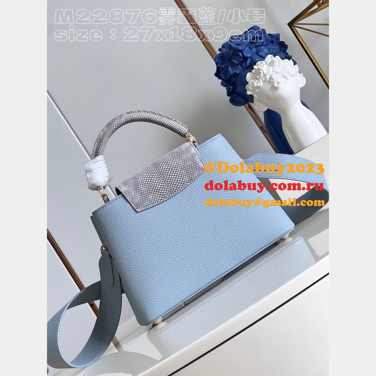 Capucines Replica Louis Vuitton Designer Discreet Best M22876 Bag