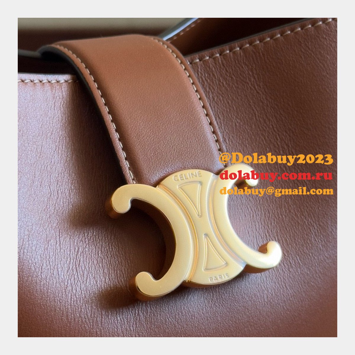 Celine SMALL BUCKET LOUISE IN SMOOTH CALFSKIN