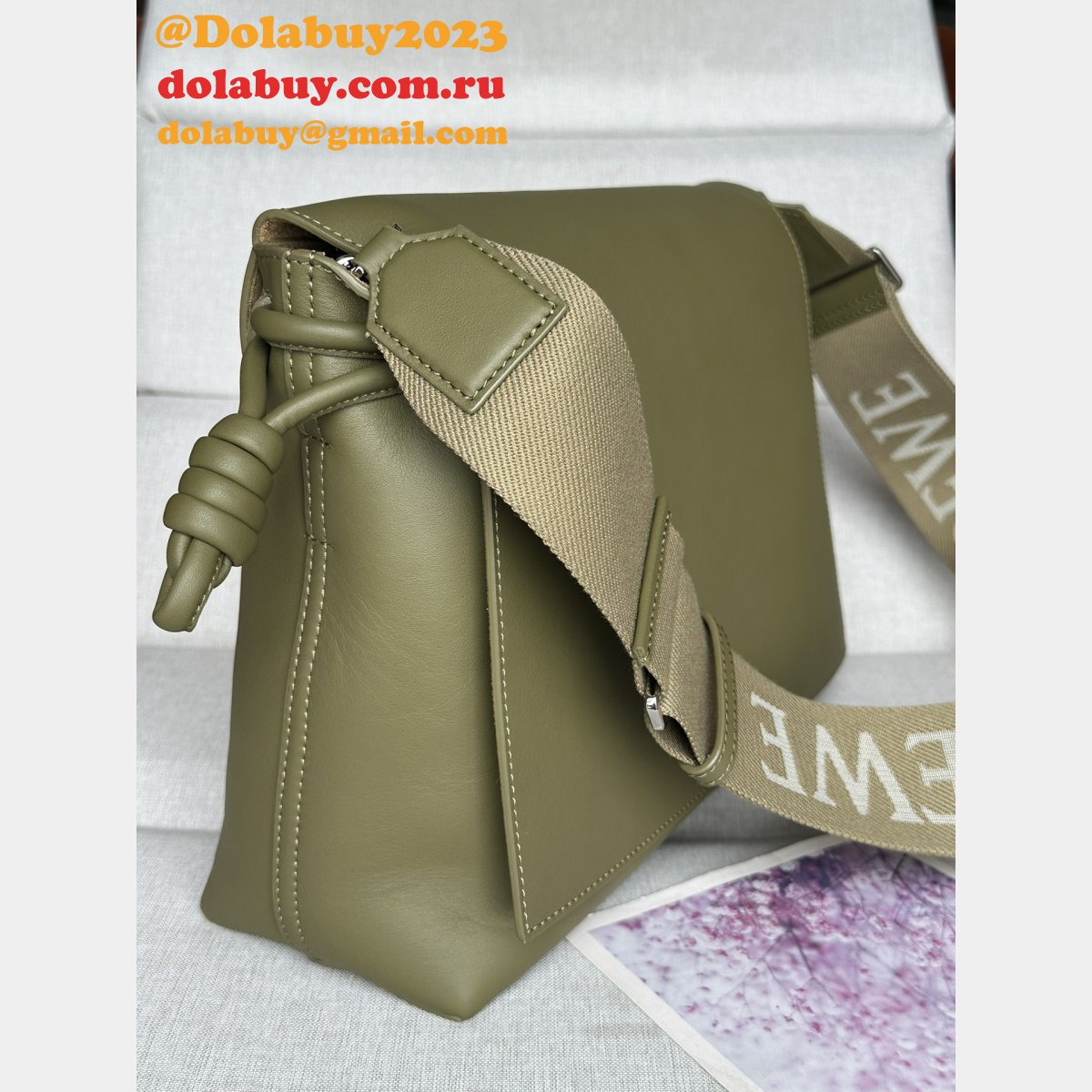 Best loewe Flamenco satchel Cheap Messenger Bag