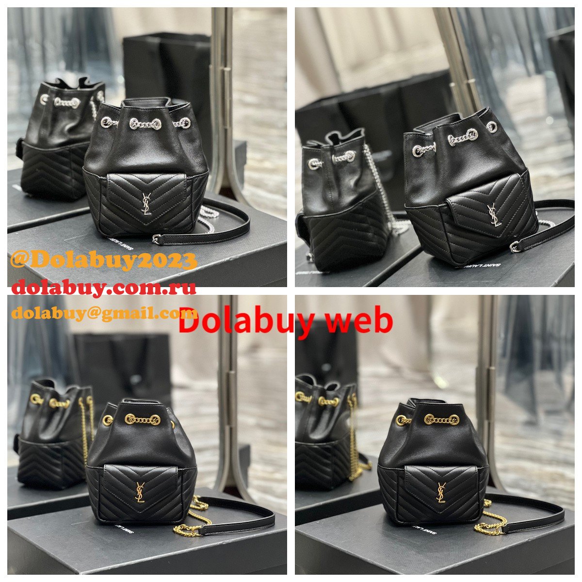 Saint Laurent''s Replica Joe Quilted Leather Backpack #631052