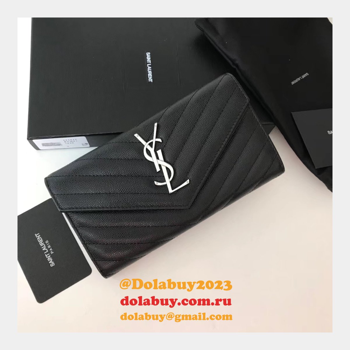 Saint Laurent YSL 403943 Monogram Compact Clutches