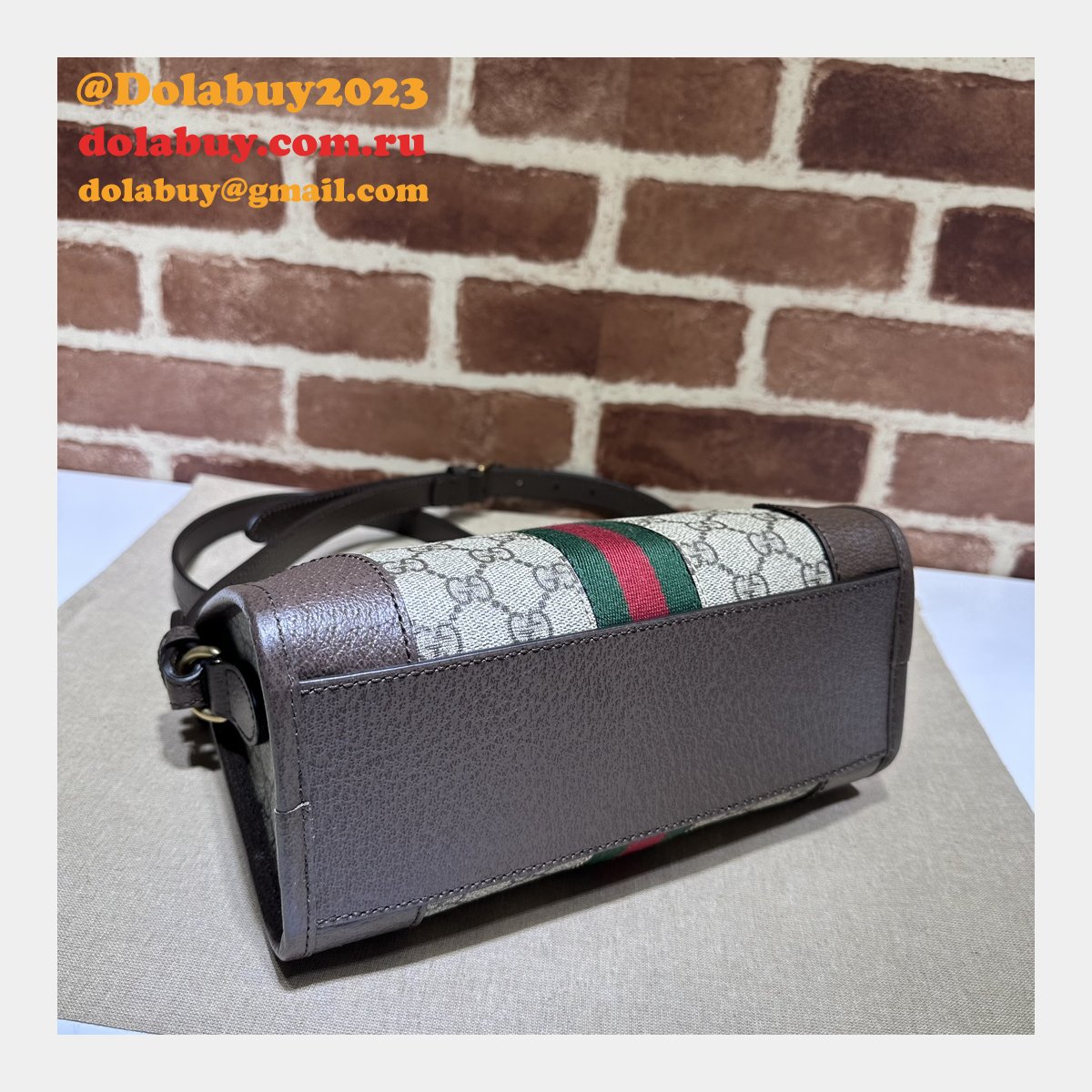 ophidia messenger knockoff G*u*i duplicate 752581 bag