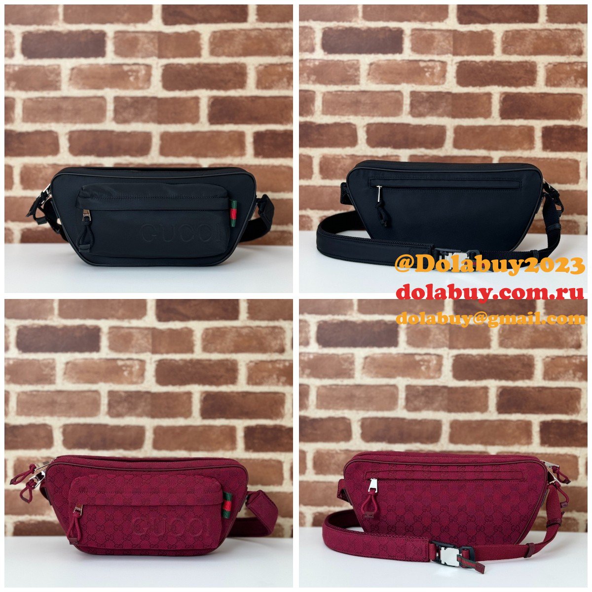 Gucci 7 Star Small GG Crossbody 802096 Luxury Fake Bag