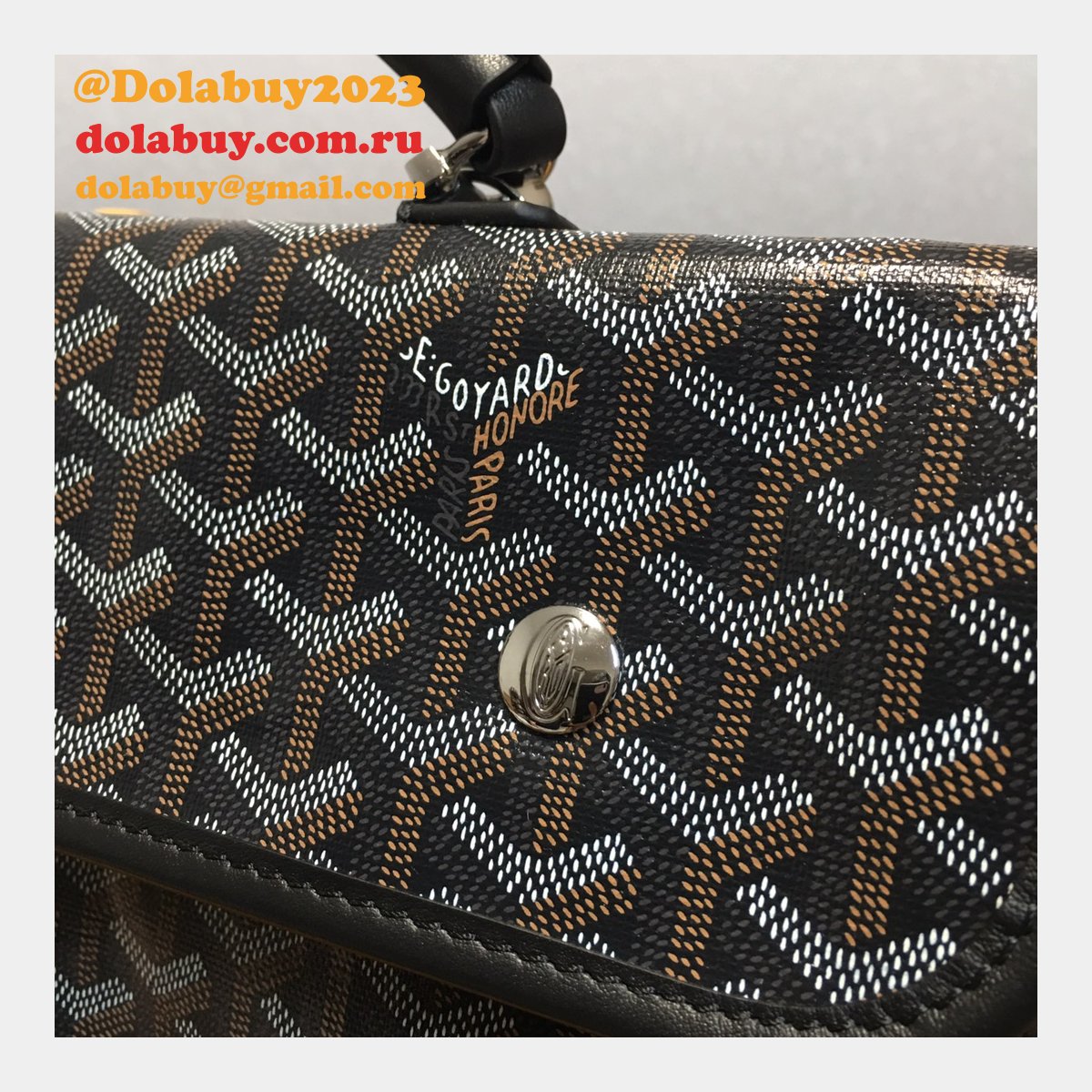 Goyard 1:1 Mirror Latest Saint Lager Designer Replica Bag