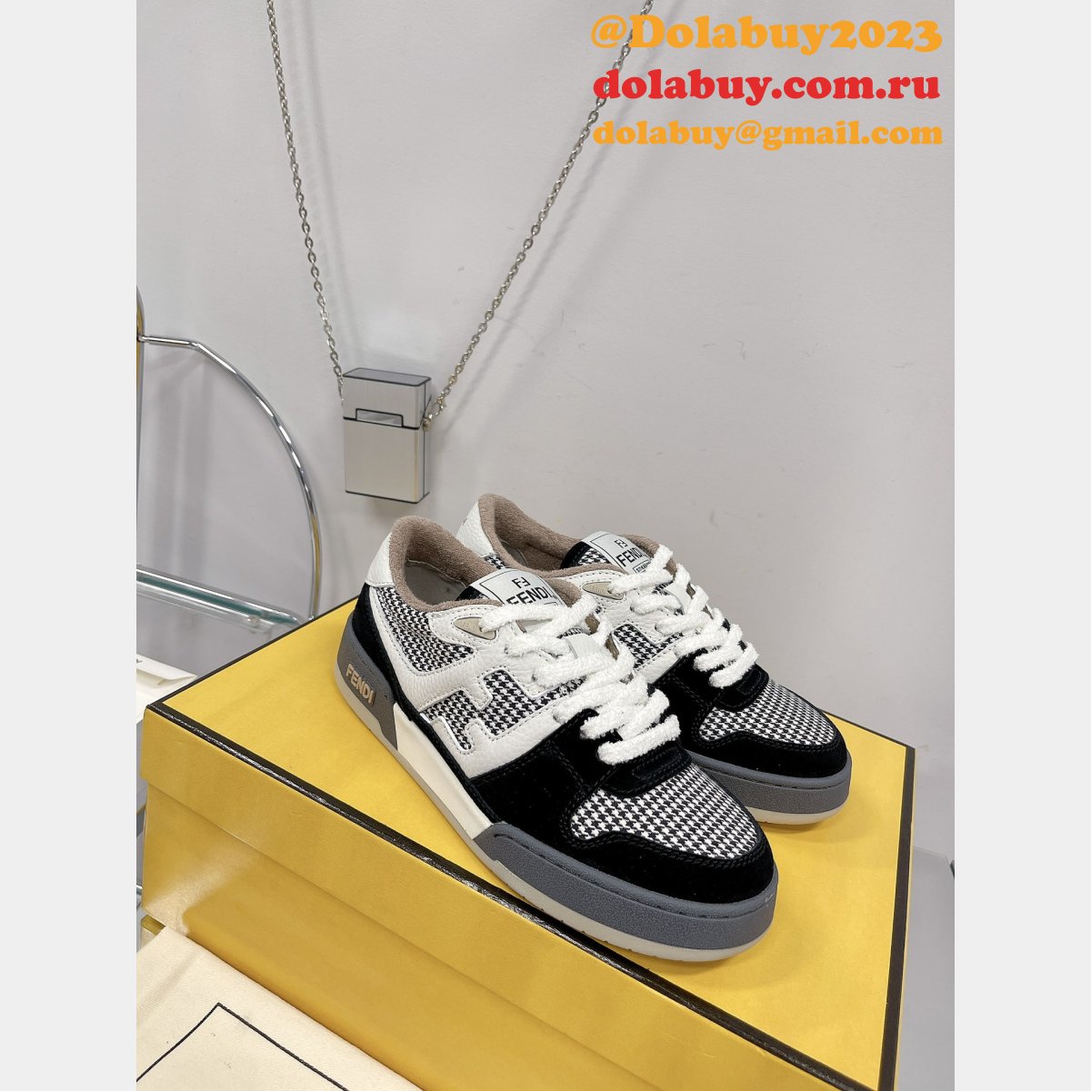 Top Replica Fendi Shoes Website To Buy High Quality 1:1 Match