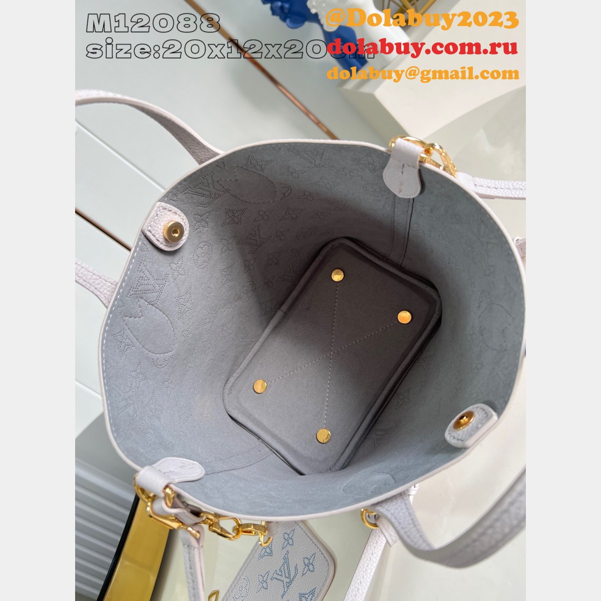 Perfect M12088 Louis Vuitton Blossom Mahina Designer Bag