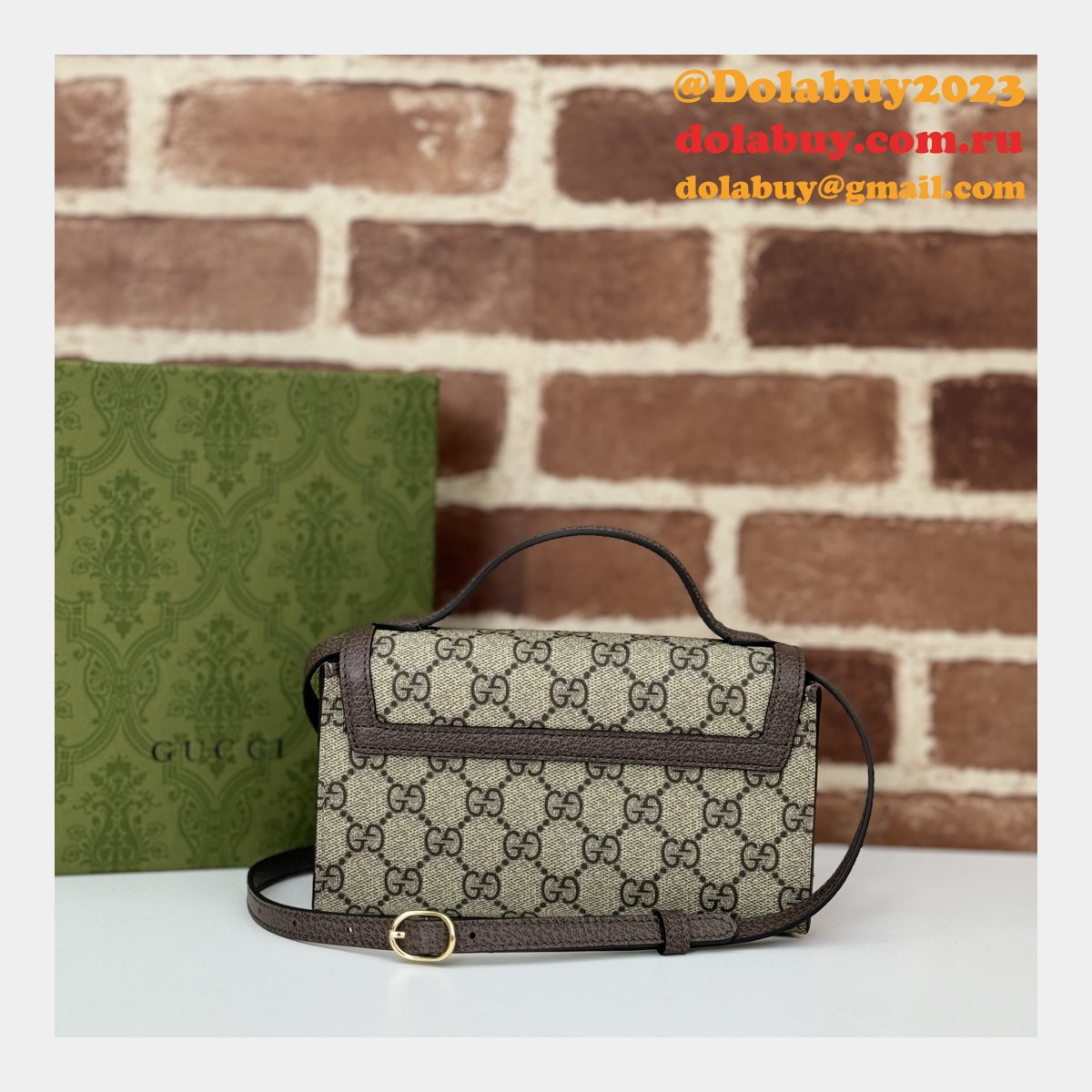 ophidia 1:1 mirror ebony supreme 772314 inspired G*u*i bag
