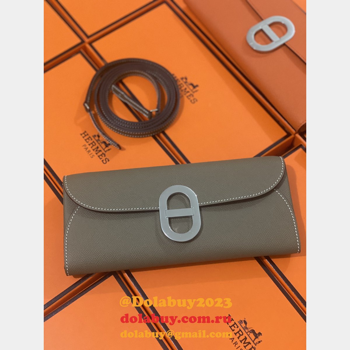 Perfect hermes D Ancre to go Epsom clutch