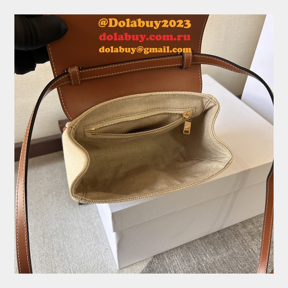 Celine Mini Soft 16 In Textile 101353 Replica Wholesale Bag