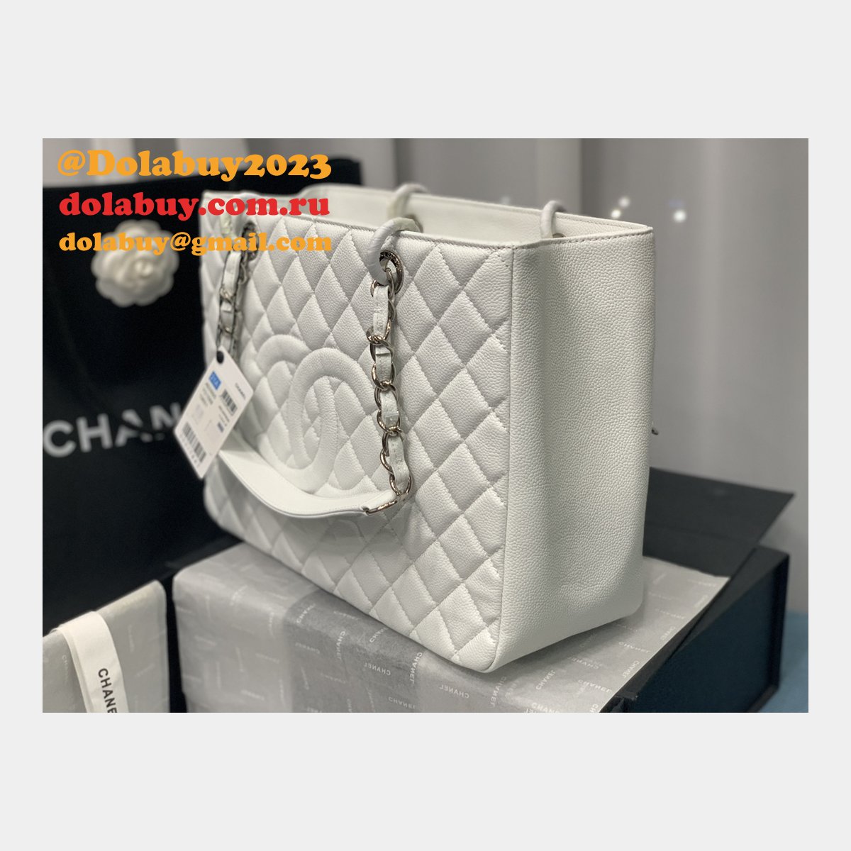 Best classic  CC 50995 shopping bag CAVIAR leather