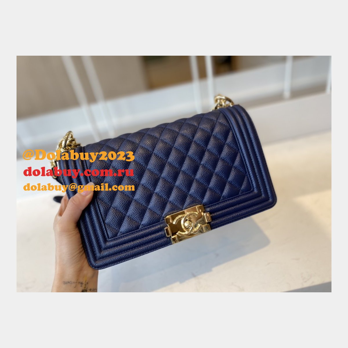 CC Replicas Calfskin & Ruthenium-Finish Metal Boy Many Colours