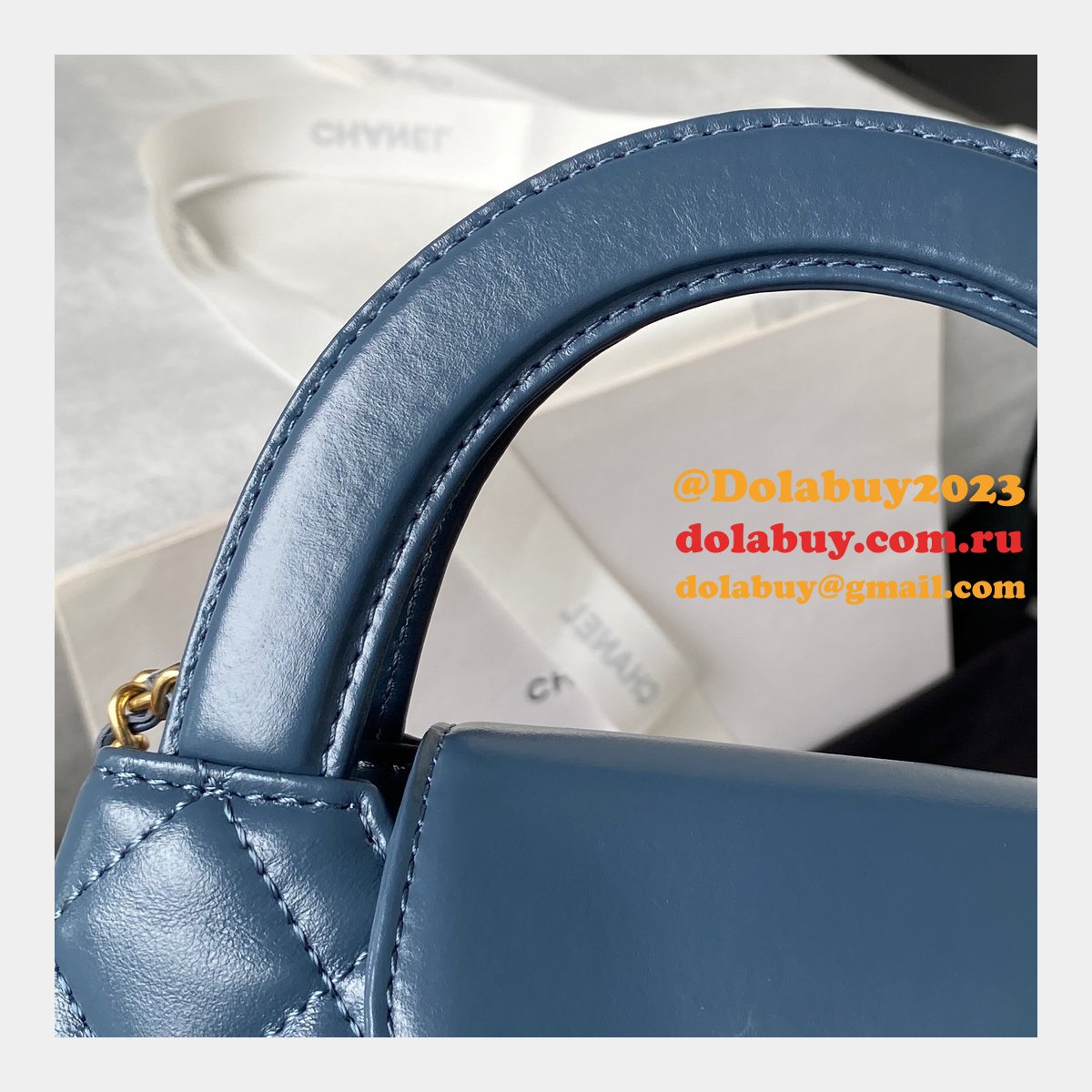 High Quality Shiny Aged Inspired Shopping AS4416 Fake Bag