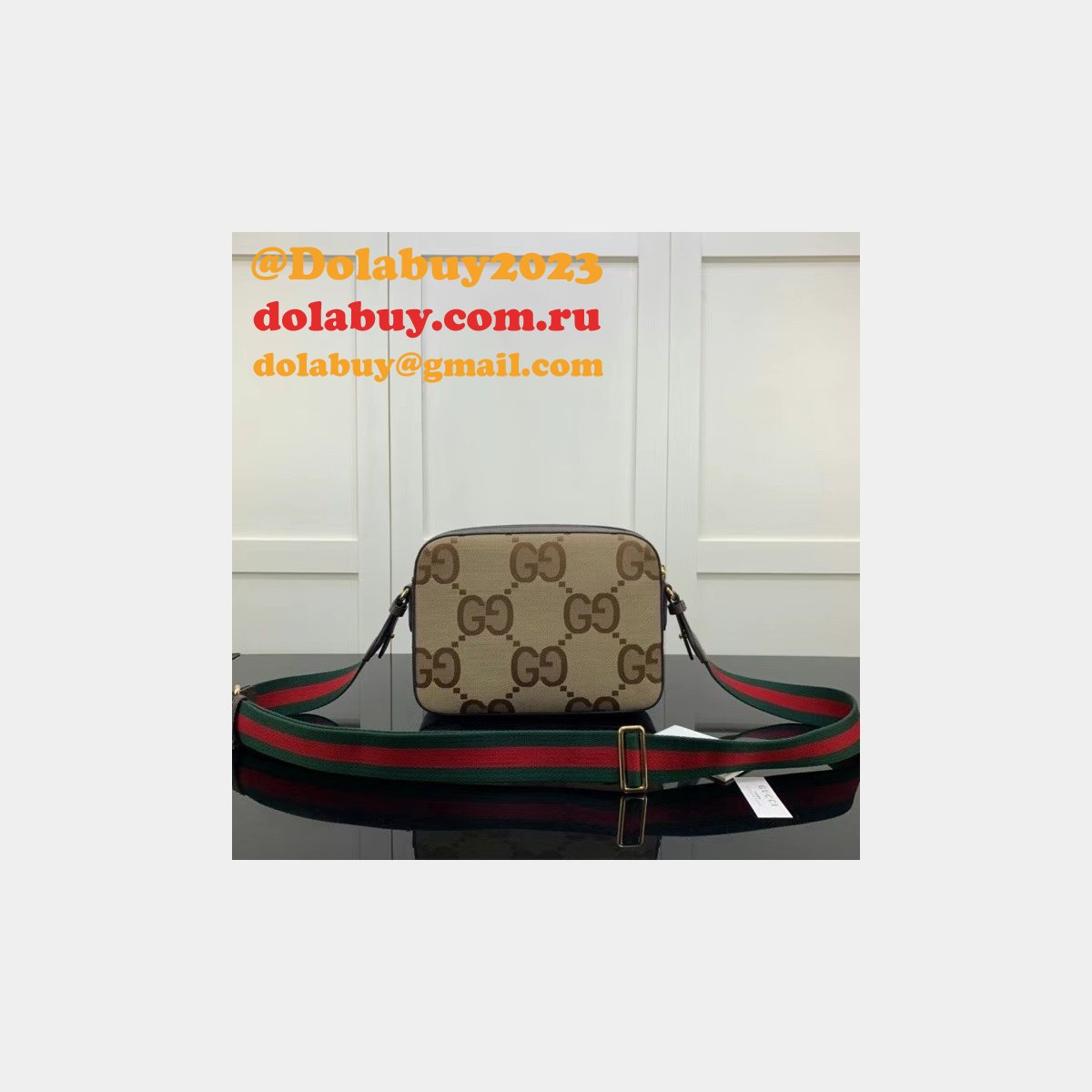 luxury G*u*i replica 675891 jumbo gg messenger bag