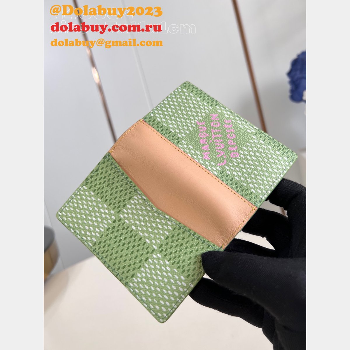 Pocket Organizer Slender Wallet Damier Louis Vuitton Fake Bag