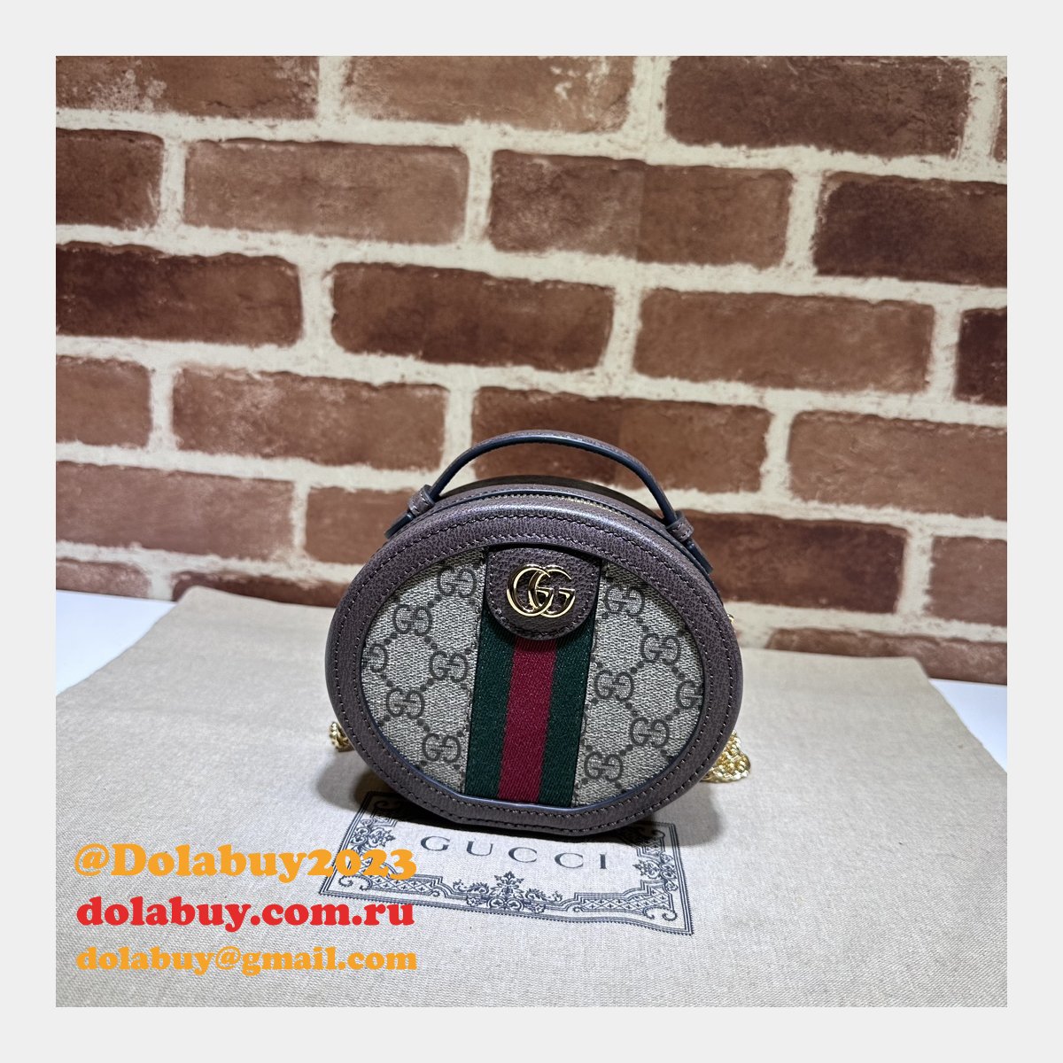 fashion replica 725147 ophidia G*u*i chain wholesale bag